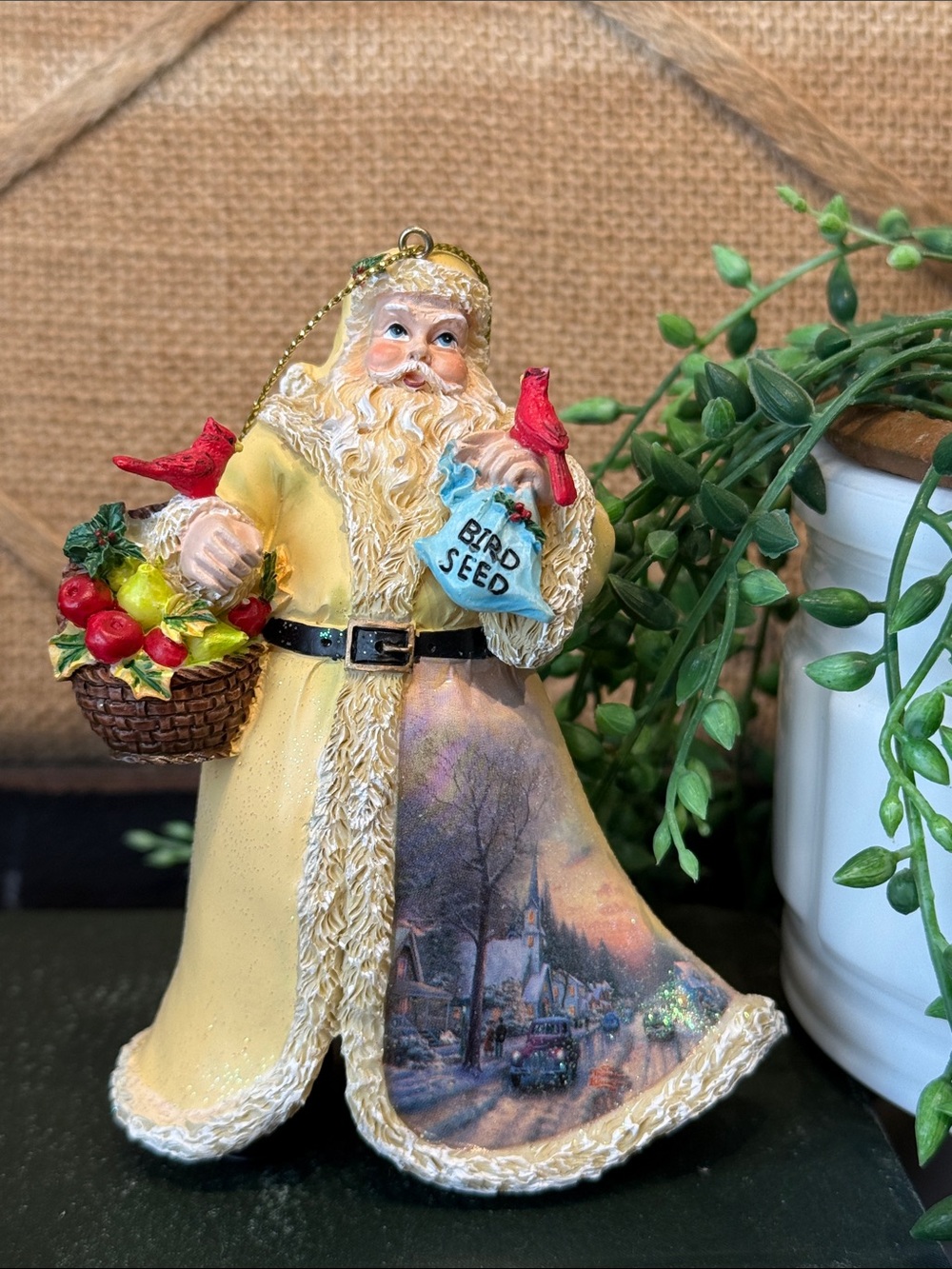 Ashton Drake Santa Figurine Ornament